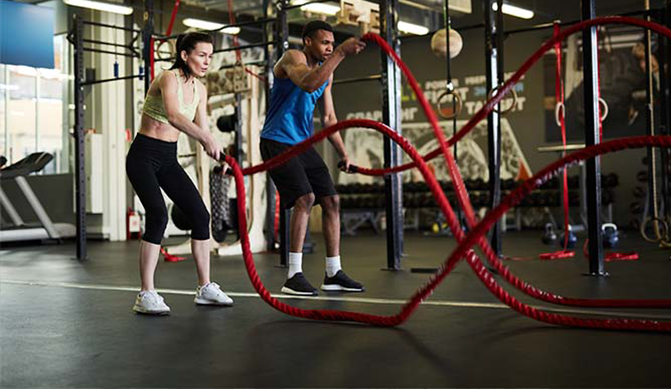 Functional Workout Spaces with Gymnastics Equipment