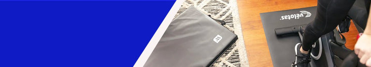 Floor Mat and Bike Mat with bike on it