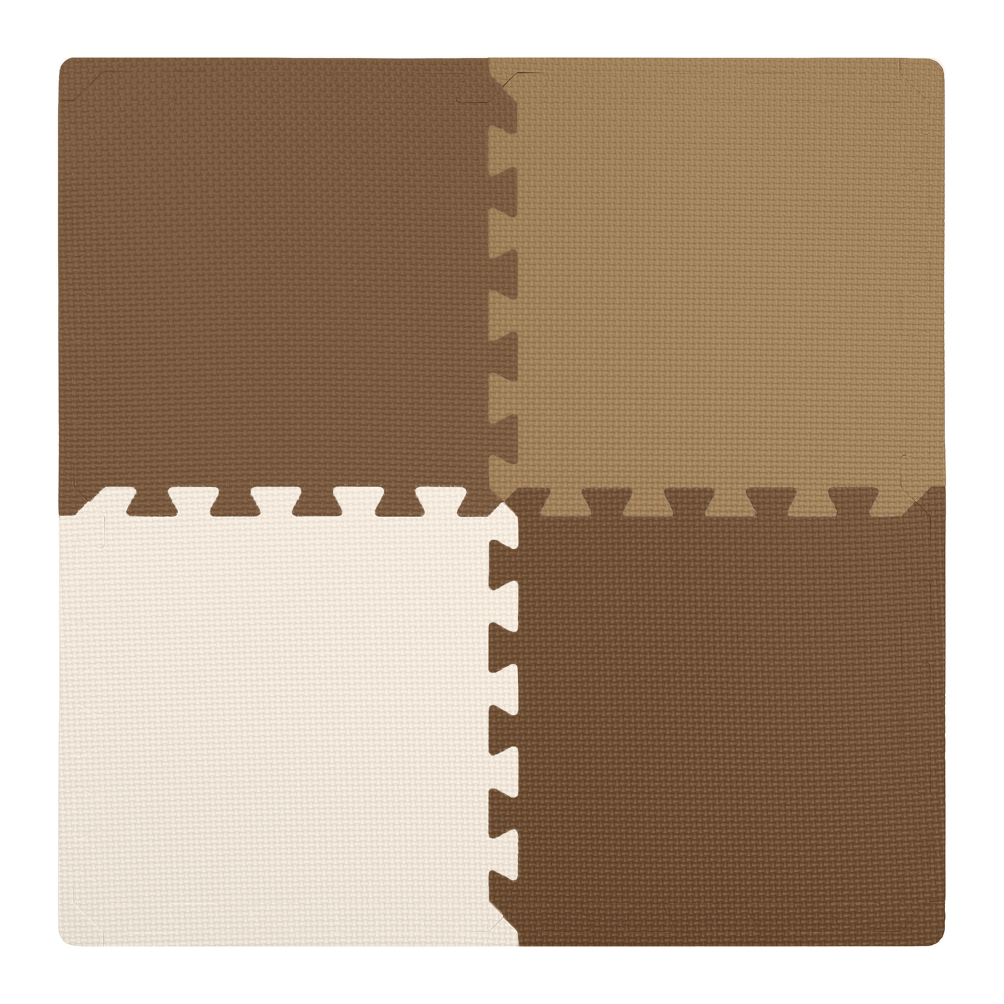 3/8" Thick Multipurpose Mats - 12"x12" Tiles - Packs