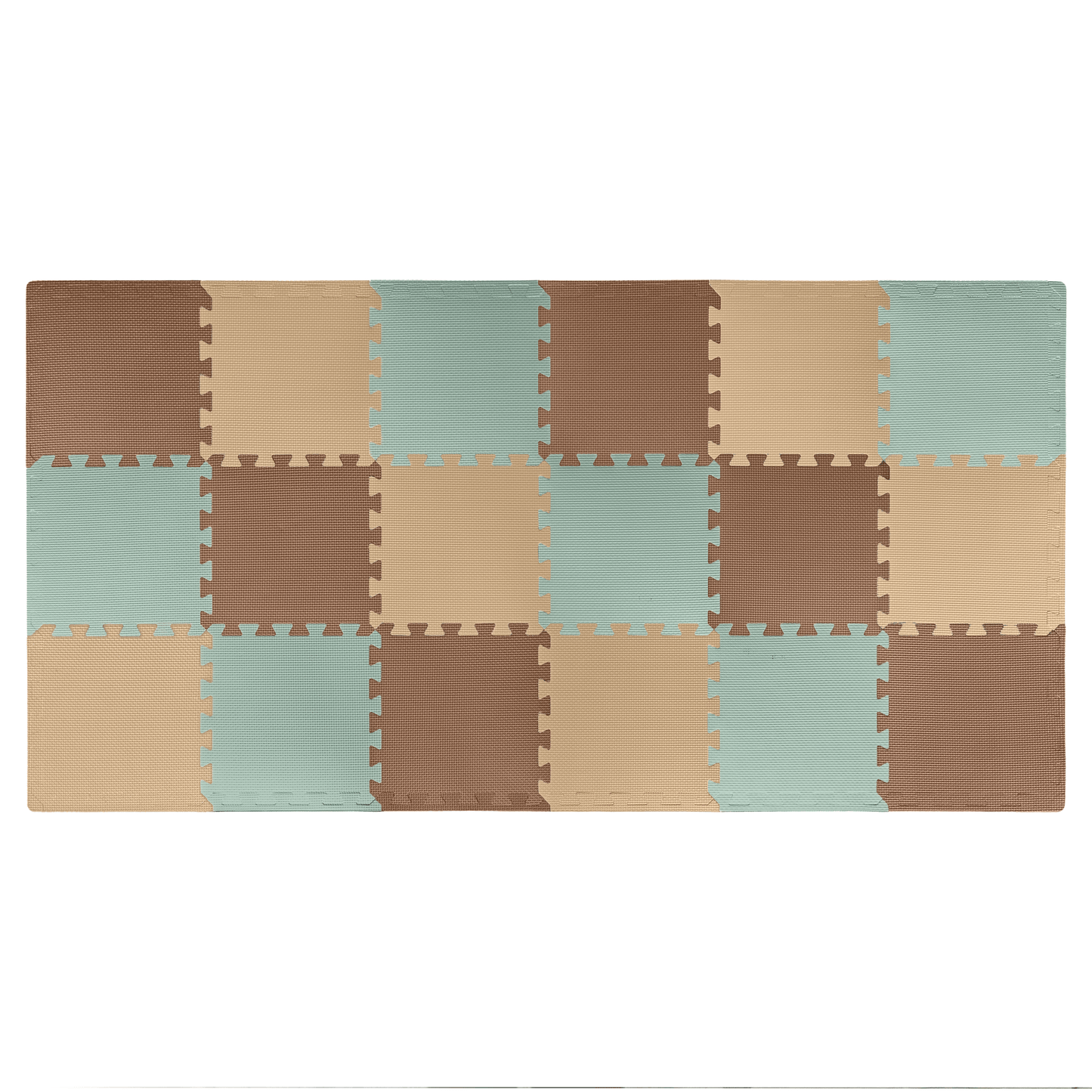3/8" Thick Multipurpose Mats - 12"x12" Tiles - Packs