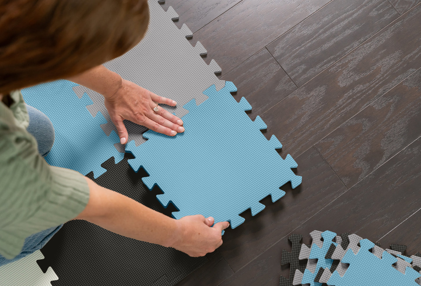 3/8" Thick Multipurpose Mats - 12"x12" Tiles - Packs