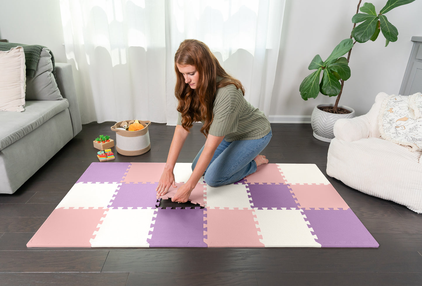 3/8" Thick Multipurpose Mats - 12"x12" Tiles - Packs