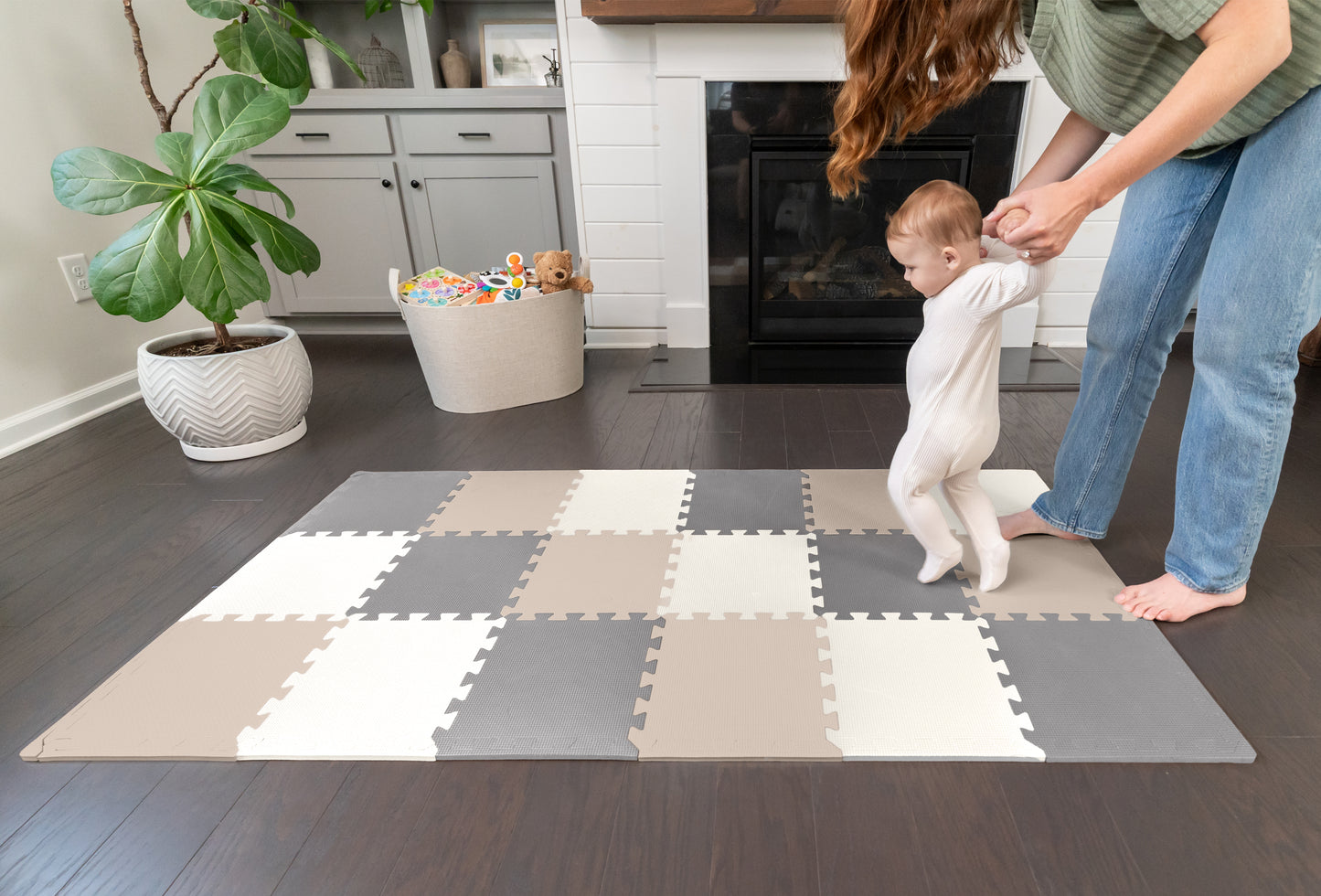 3/8" Thick Multipurpose Mats - 12"x12" Tiles - Packs