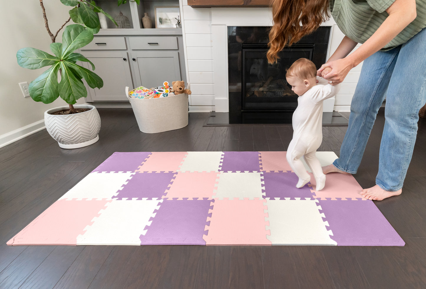 3/8" Thick Multipurpose Mats - 12"x12" Tiles - Packs