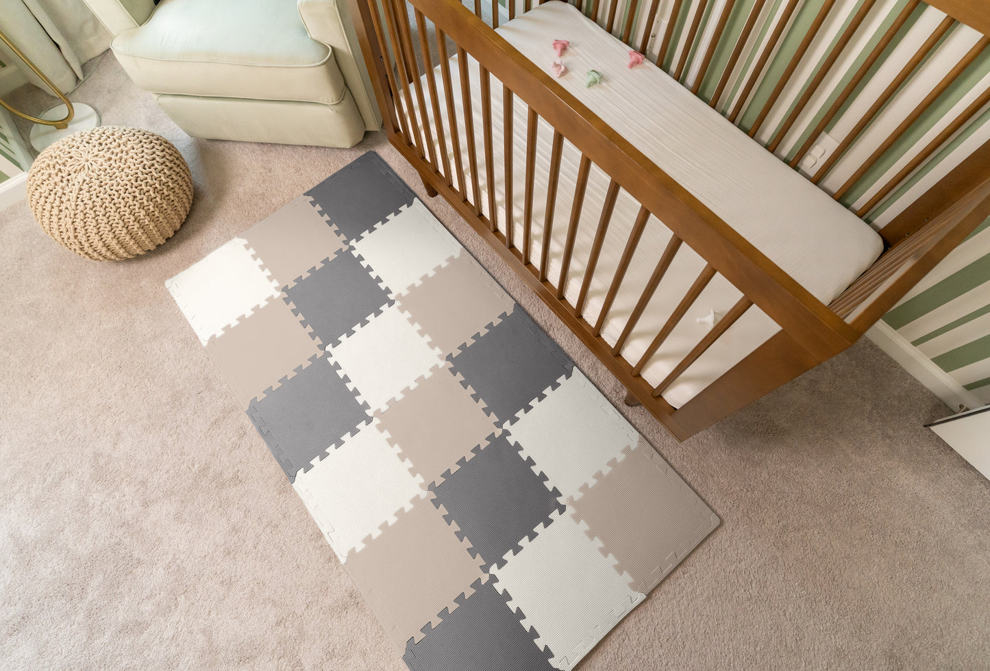 3/8" Thick Multipurpose Mats - 12"x12" Tiles - Packs