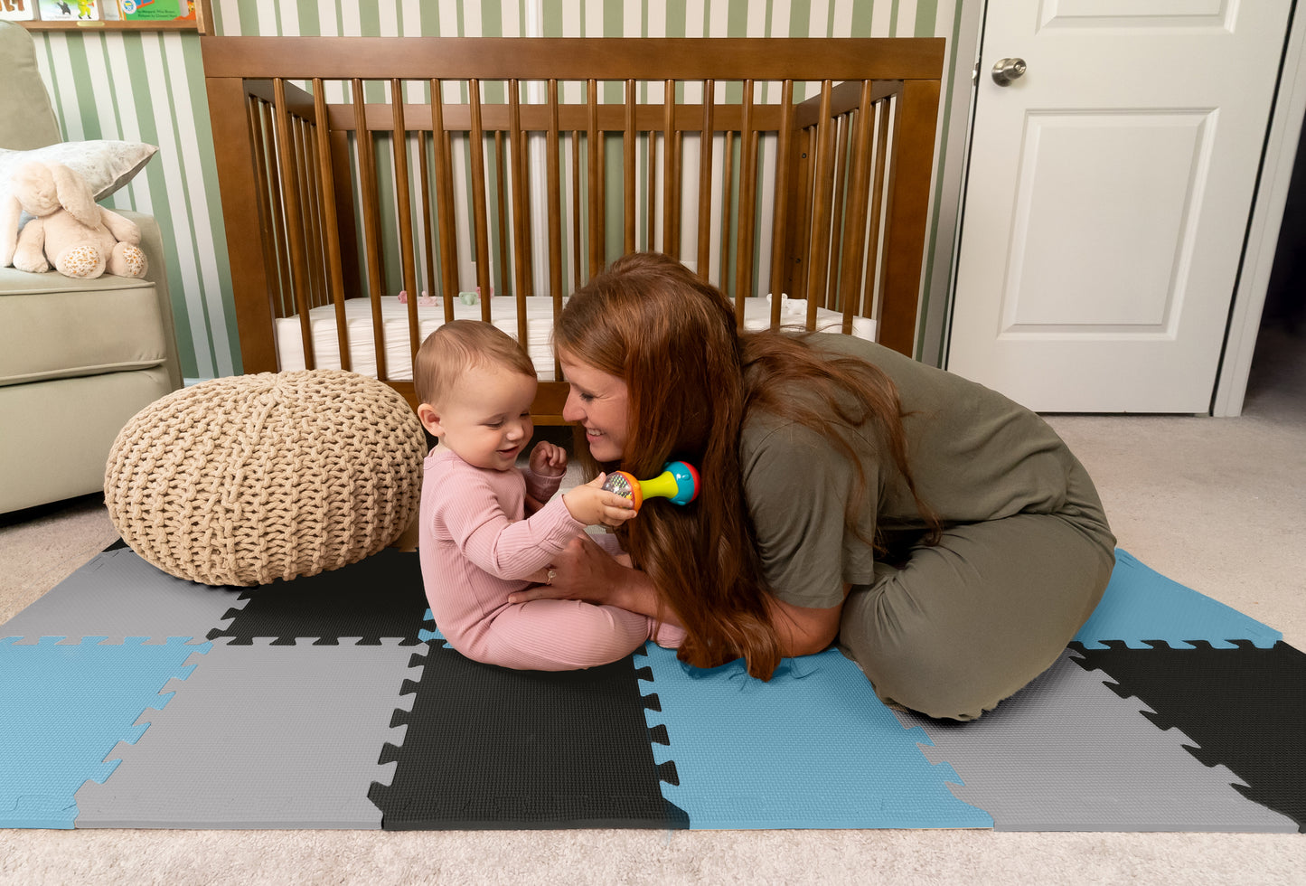 3/8" Thick Multipurpose Mats - 12"x12" Tiles - Packs
