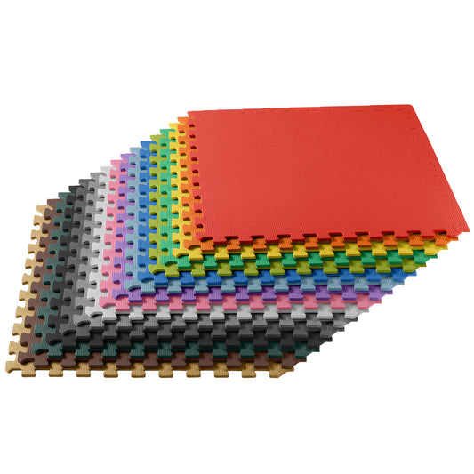 3/8" multipurpose EVA foam all colors stacked