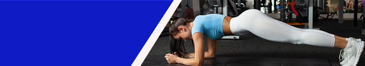 Two gymnastics octagons on gym floor