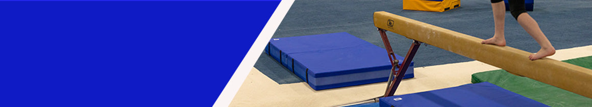 Crash pads under balance beam