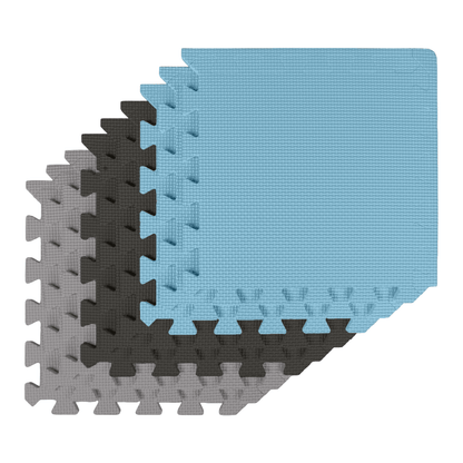 3/8" Thick Multipurpose Mats - 12"x12" Tiles - Packs