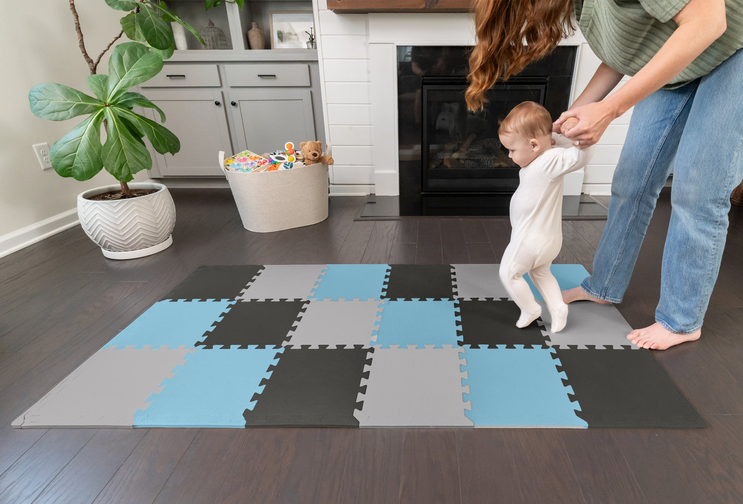3/8" Thick Multipurpose Mats - 12"x12" Tiles - Packs