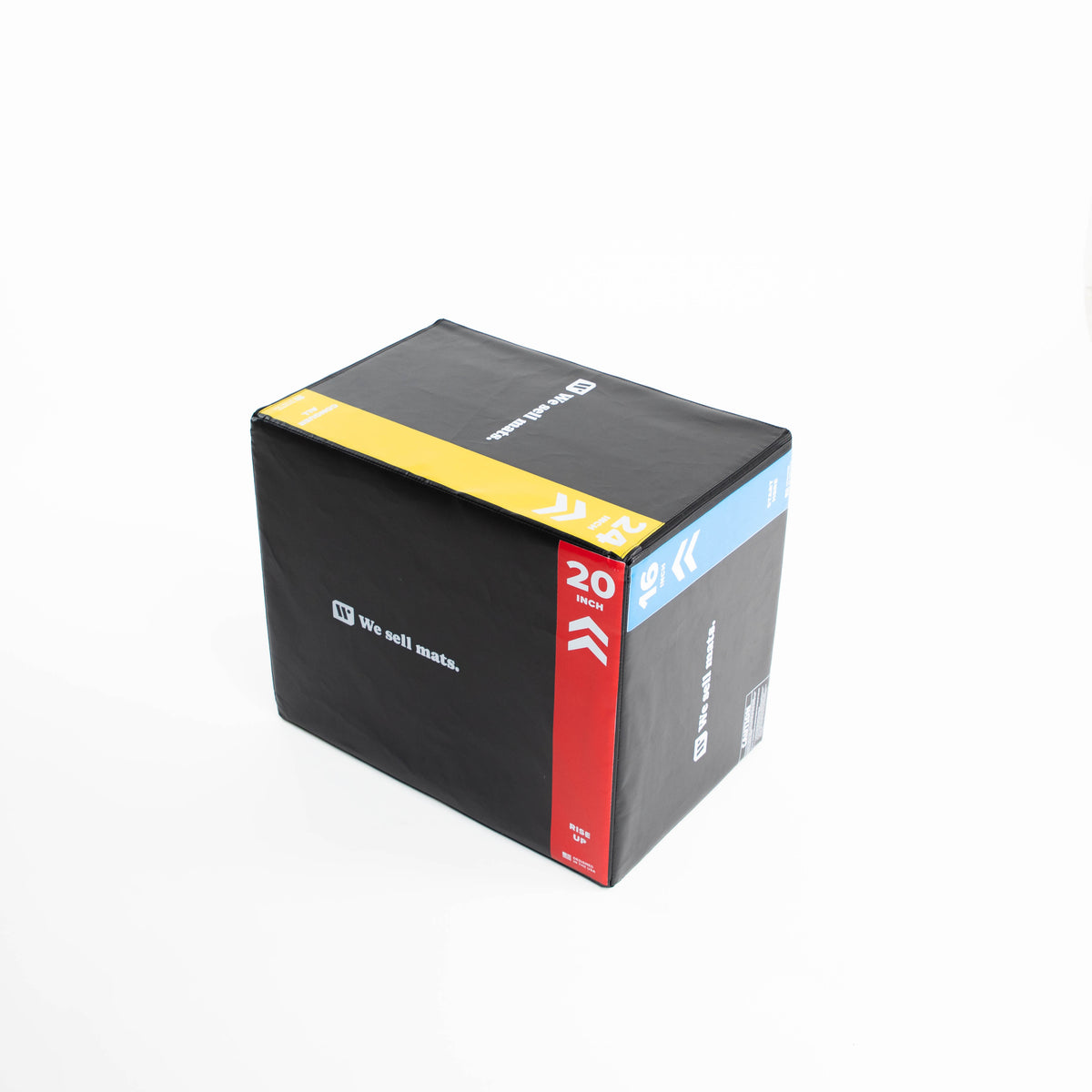 We Sell Mats 3-in-1 Soft Plyo Box - 16, 20, 24 Inch Foam Plyometric Box