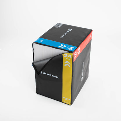 We Sell Mats 3-in-1 Soft Plyo Box - 16, 20, 24 Inch Foam Plyometric Box