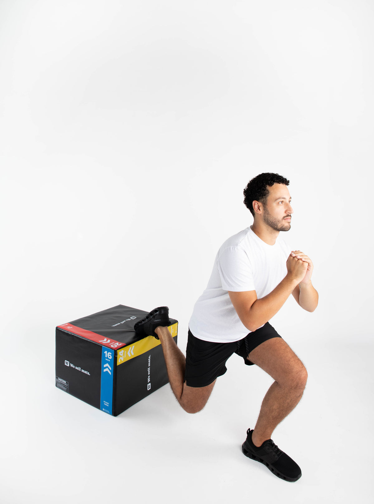 We Sell Mats 3-in-1 Soft Plyo Box - 16, 20, 24 Inch Foam Plyometric Box
