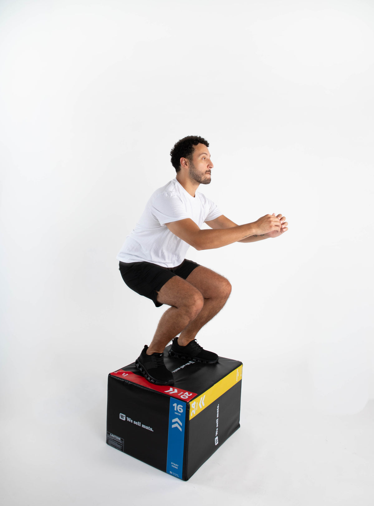 We Sell Mats 3-in-1 Soft Plyo Box - 16, 20, 24 Inch Foam Plyometric Box