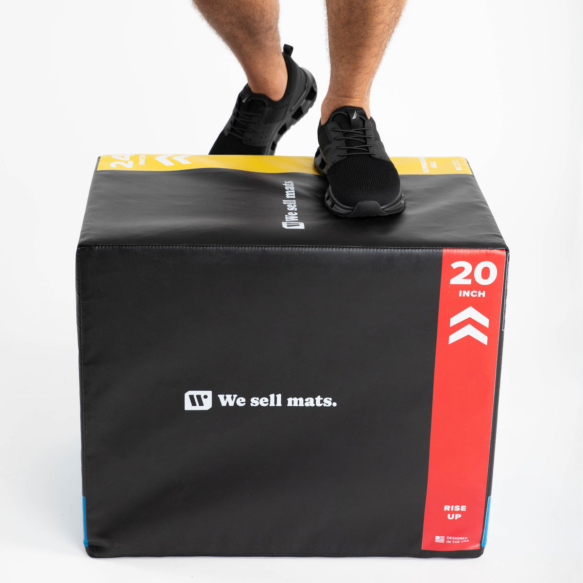 We Sell Mats 3-in-1 Soft Plyo Box - 16, 20, 24 Inch Foam Plyometric Box