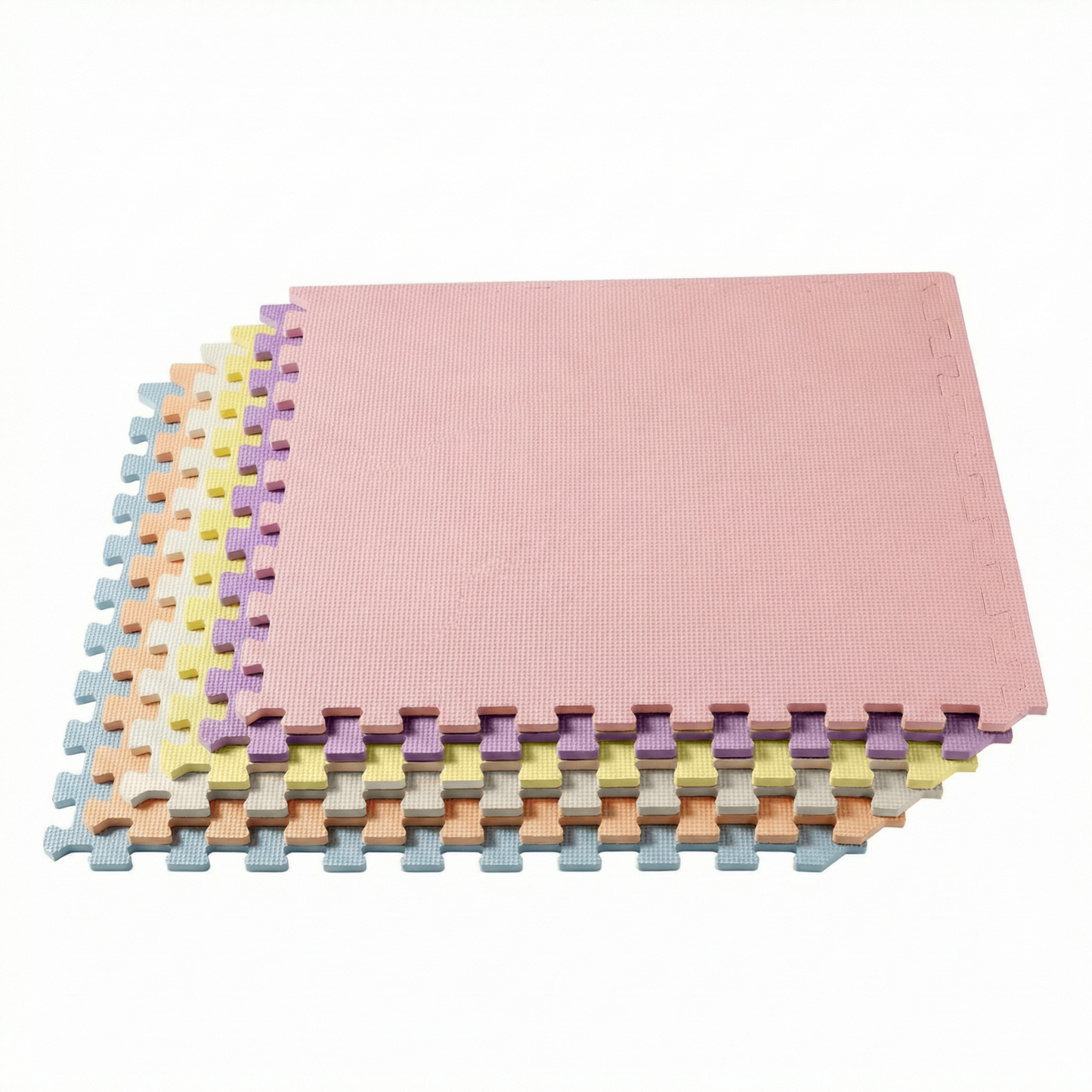 3/8" Thick Multipurpose Mats - Primary or Pastel Multicolor (6 Pack)