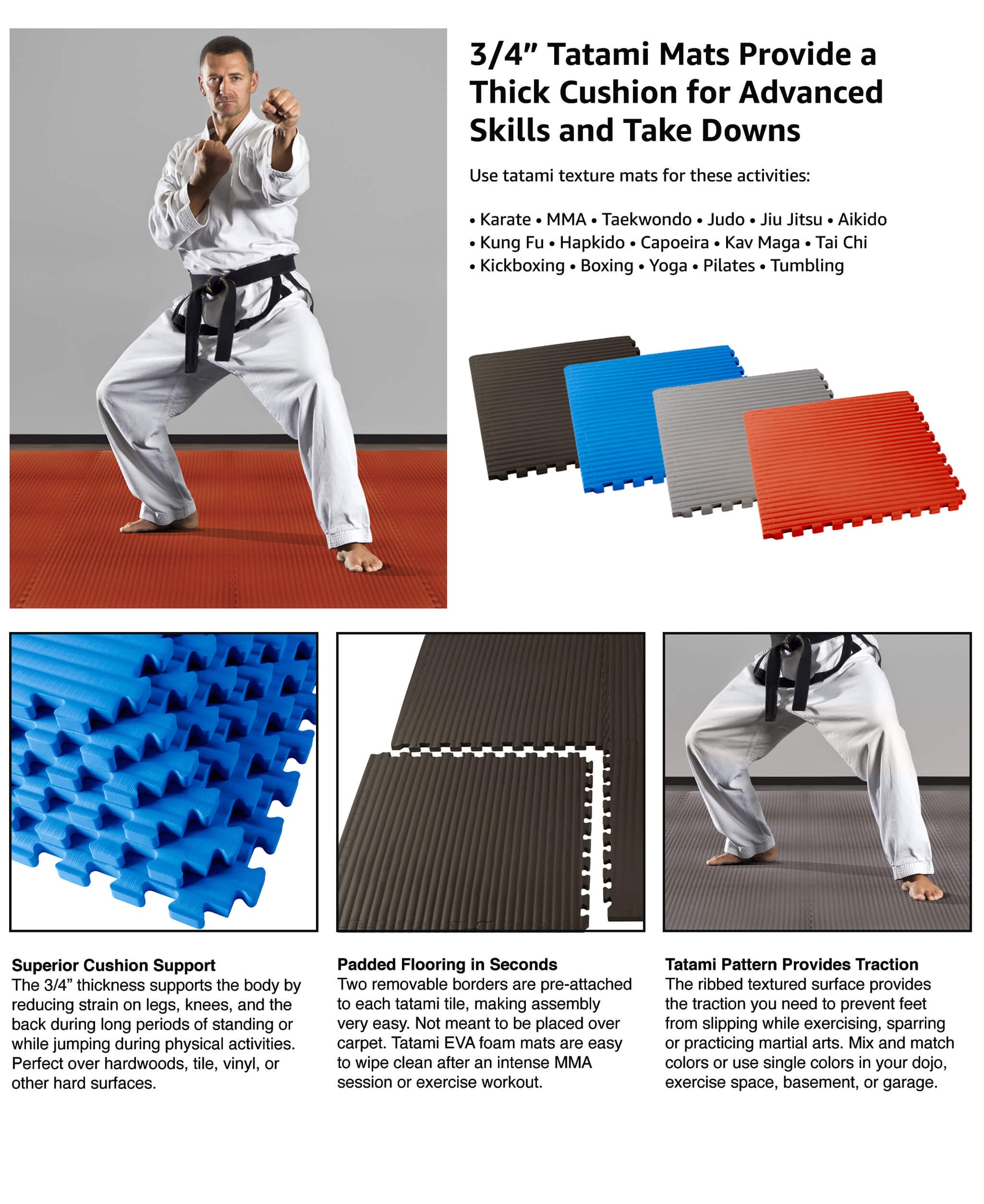 High Quality Customized Taekwondo Yoga Gymnastics Judo Tatami Puzzle Mat -  China Tatami Mat and Tatami Judo Mats price