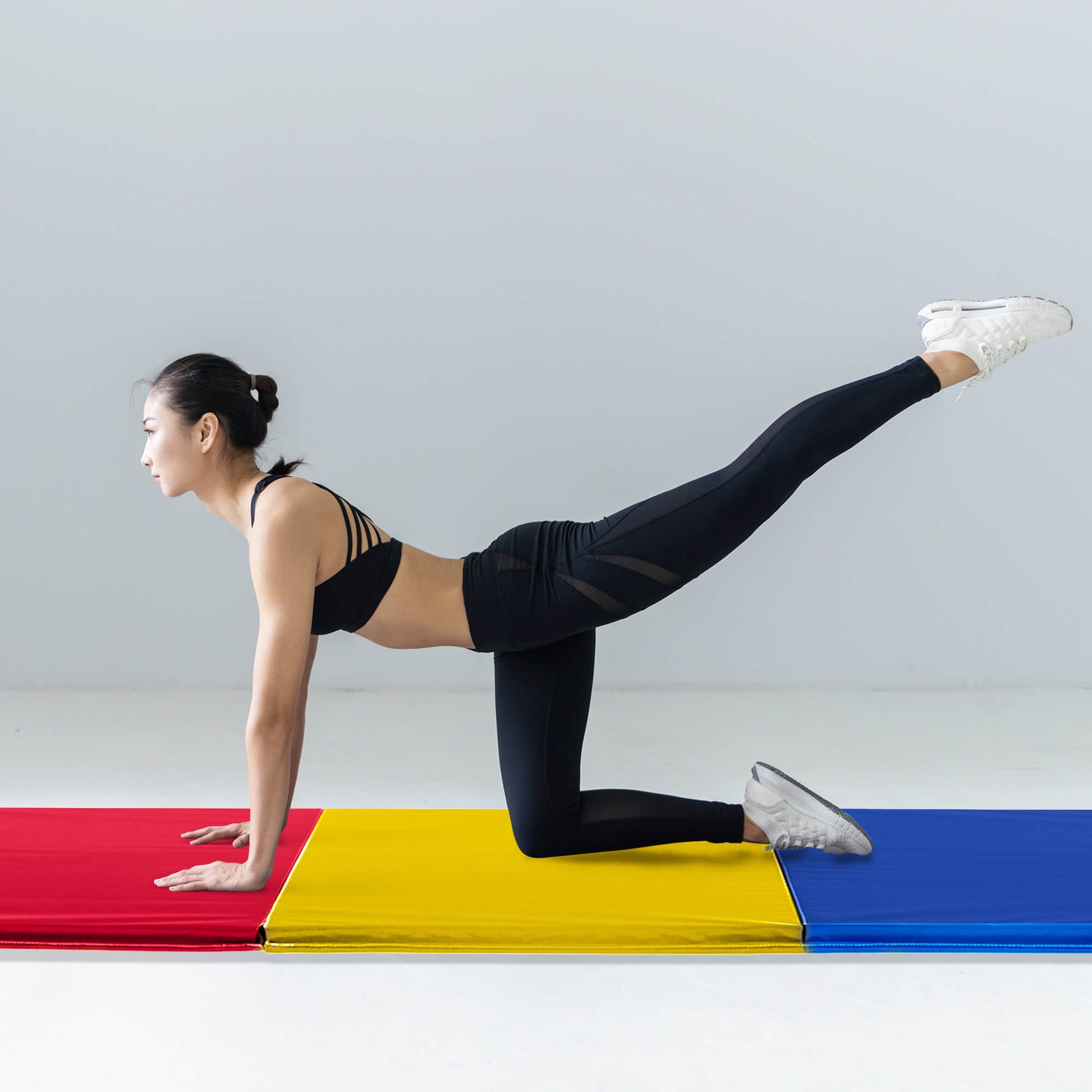Pilates & Yoga Mat XL (Purple/Gray) for Pilates