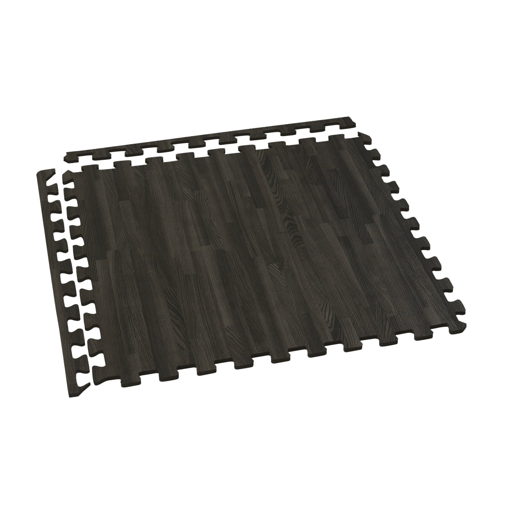 2' x 2' x 5/8 Forest Floor Wood Grain Foam Mats | We Sell Mats Slate