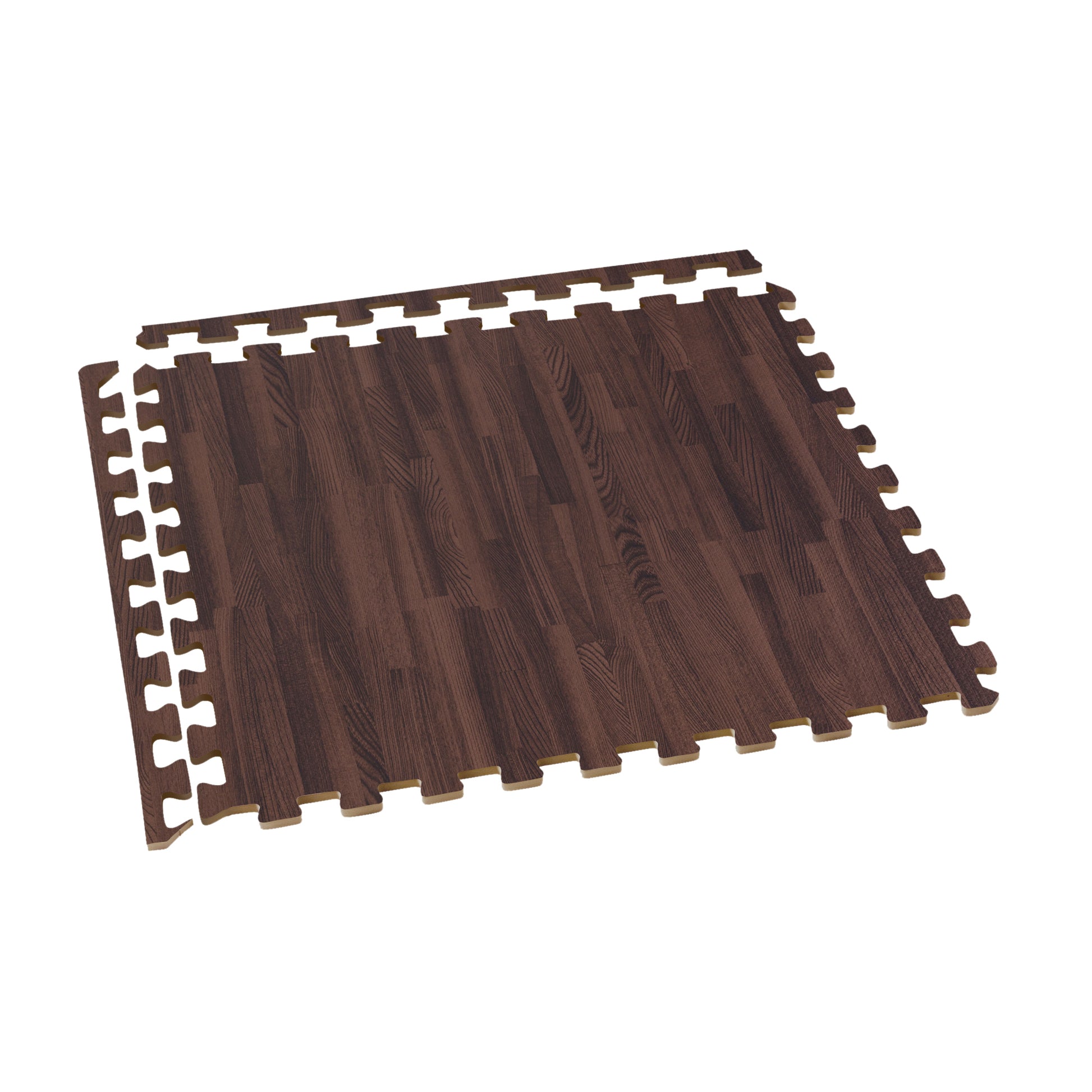 Foam Tiles Wood Grain 7/16 Inch x 2x2 Ft.