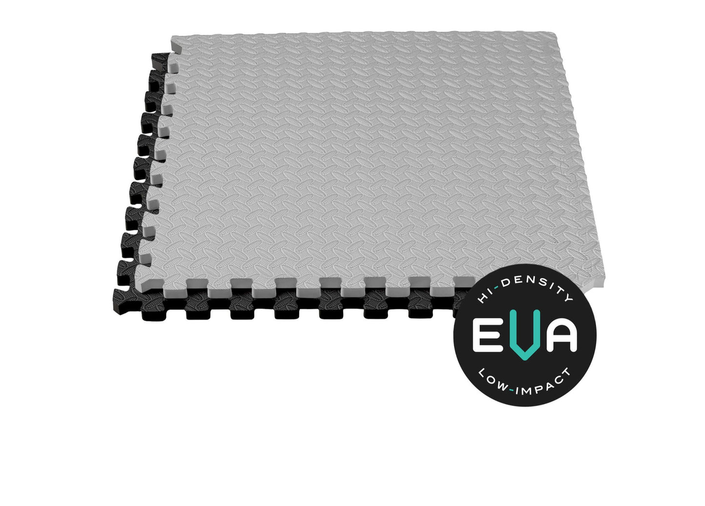 Gray and black diamond pattern foam