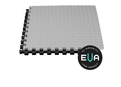 Gray and black diamond pattern foam